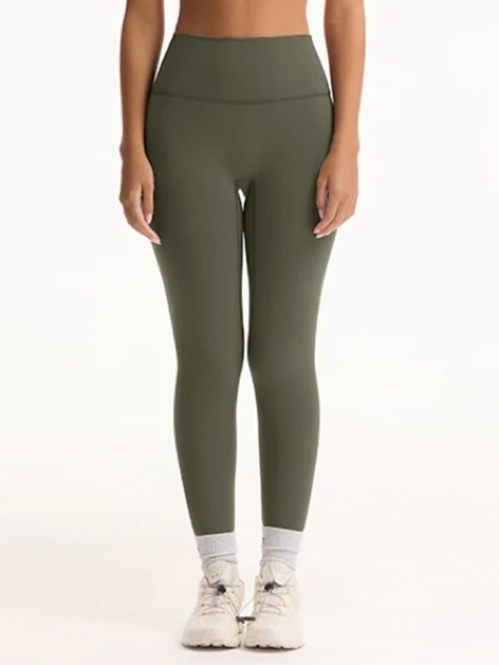 SET Active Green Ribbed Leggings
